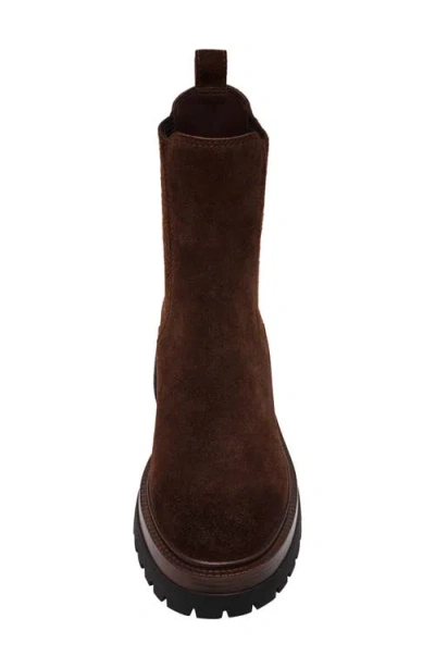 Steve Madden Blitzen Platform Chelsea Boot In Brown