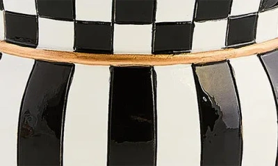 Mackenzie-childs Mackenzie Childs Check It Out Teacup Snow Globe In Multi