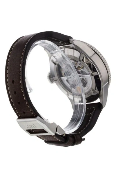 Watchfinder & Co. Iwc  2021 Pilot's Timezoner Le Petit Prince Edition Iw395503 Automatic Lea In Brown