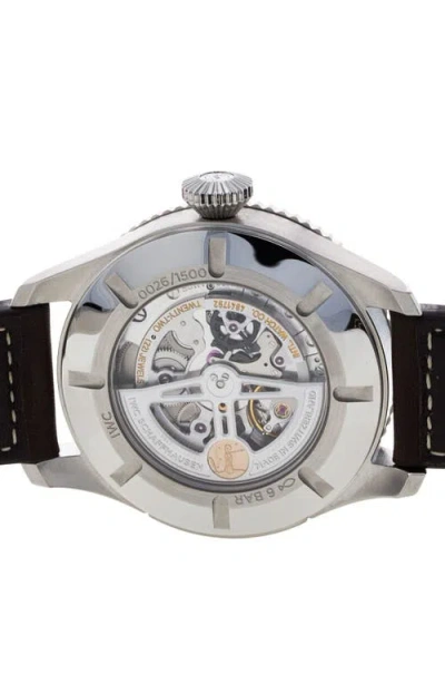 Watchfinder & Co. Iwc  2021 Pilot's Timezoner Le Petit Prince Edition Iw395503 Automatic Lea In Brown