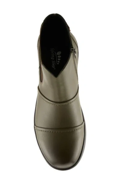 Spring Step Mula Bootie In Green