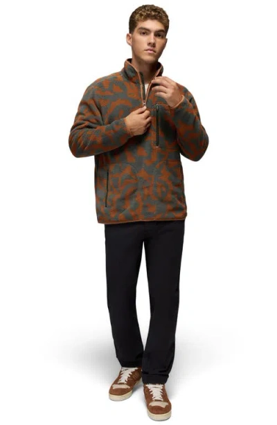 Prana Tuff Fluff Fleece Half Zip Pullover In Multi