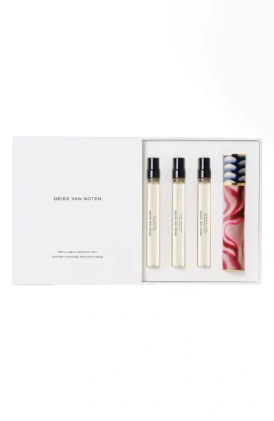 Dries Van Noten Womens Floral Nomadic Refillable Eau De Parfum Set In Transparent