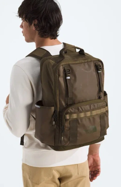 The North Face Base Camp Daypack Buckle Backpack In Brown