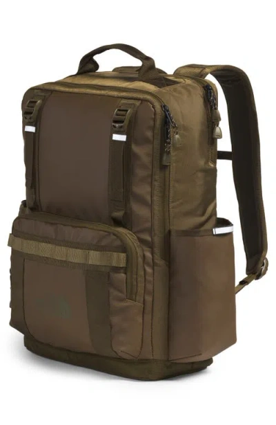 The North Face Base Camp Daypack Buckle Backpack In Brown