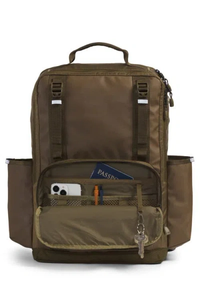 The North Face Base Camp Daypack Buckle Backpack In Brown