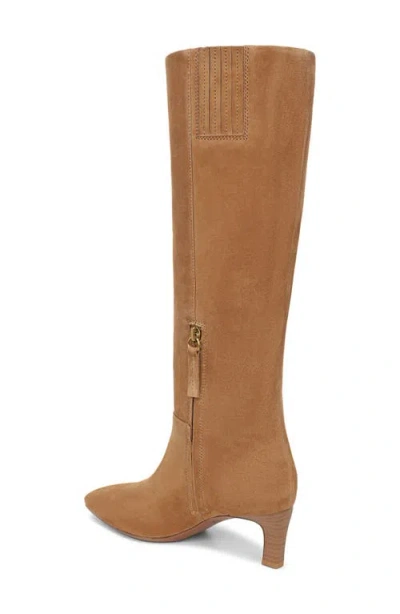 Franco Sarto Women's Timmy Square Toe Zip Tall Boots In Brown