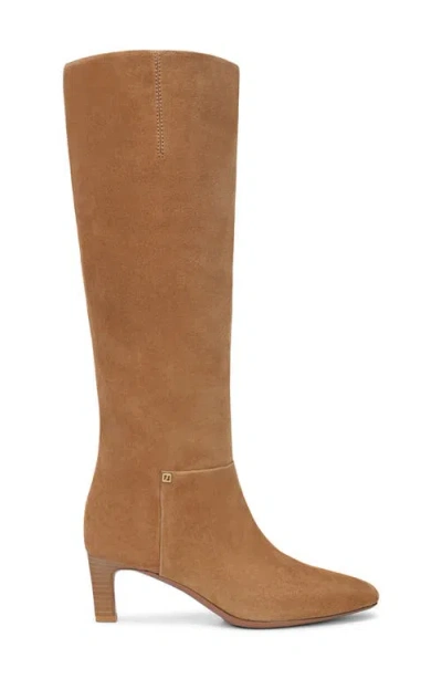 Franco Sarto Women's Timmy Square Toe Zip Tall Boots In Brown