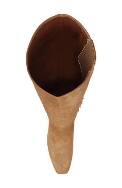 Franco Sarto Women's Timmy Square Toe Zip Tall Boots In Brown