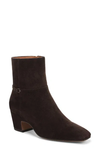 Franco Sarto L-saydie Leather Bootie In Brown