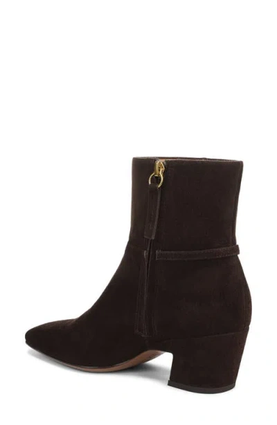 Franco Sarto L-saydie Leather Bootie In Brown