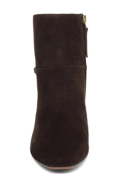 Franco Sarto L-saydie Leather Bootie In Brown