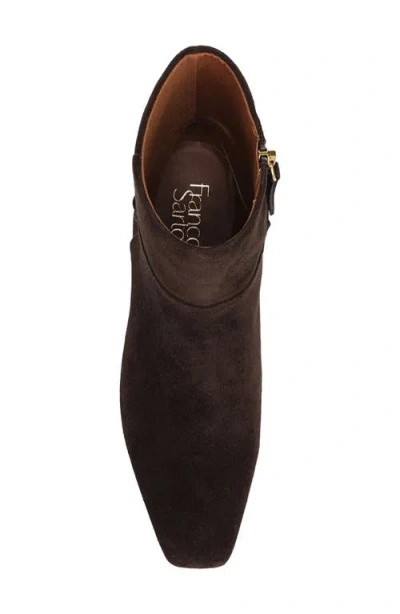 Franco Sarto L-saydie Leather Bootie In Brown