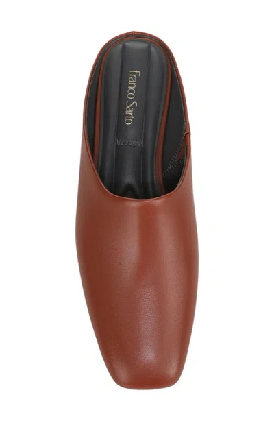 Franco Sarto Women's Daley Round Toe Mule Shoes In Brown