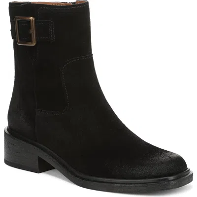 Franco Sarto Women's Gillian Round Toe Zip Short Boots In Black