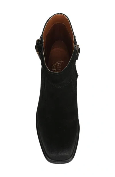 Franco Sarto Women's Gillian Round Toe Zip Short Boots In Black