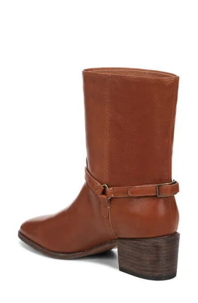 Franco Sarto L-kian Leather Bootie In Brown