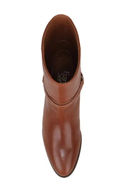 Franco Sarto L-kian Leather Bootie In Brown