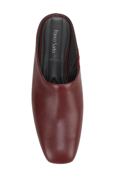 Franco Sarto Women's Daley Round Toe Mule Shoes In Burgundy