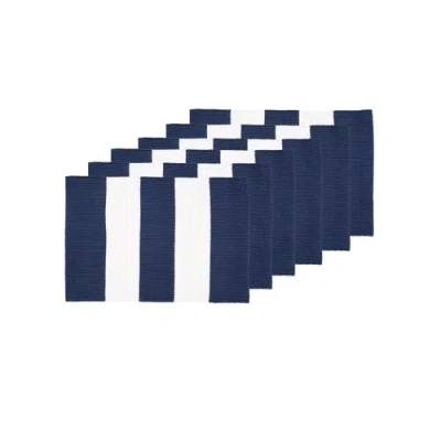 C & F Home C&f Home Cabana Stripes Placemats Sets Of 6 Collection In Blue
