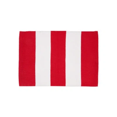 C & F Home C&f Home Cabana Stripes Placemats Sets Of 6 Collection In Red