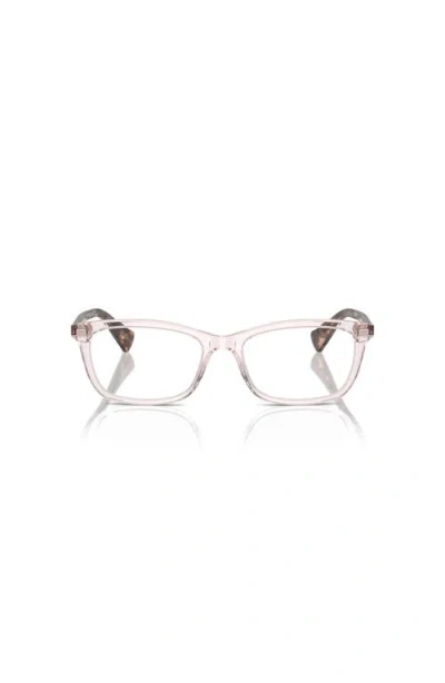 Ralph 51mm Rectangle Optical Glasses In Pink