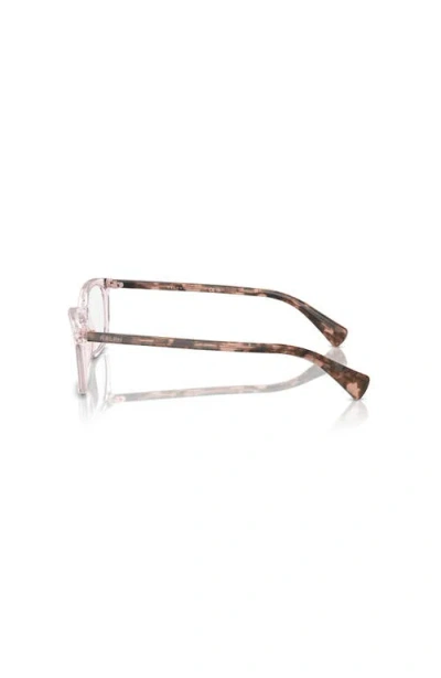 Ralph 51mm Rectangle Optical Glasses In Pink