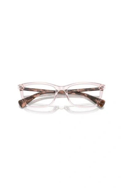 Ralph 51mm Rectangle Optical Glasses In Pink