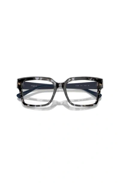 Vogue Eyewear 51mm Rectangle Optical Glasses In Gray