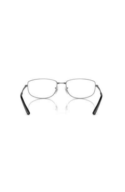 Ray Ban Ray-ban 56mm Irregular Optical Glasses In Gray