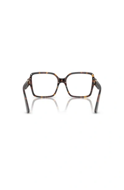 Jimmy Choo 52mm Square Optical Glasses In Multi