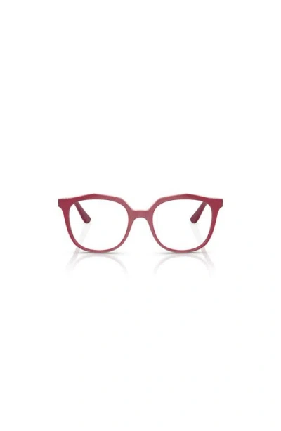 Vogue Eyewear 45mm Irregular Optical Glasses In Red