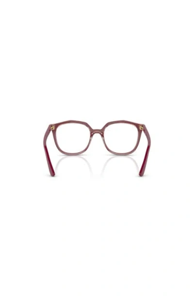 Vogue Eyewear 45mm Irregular Optical Glasses In Red