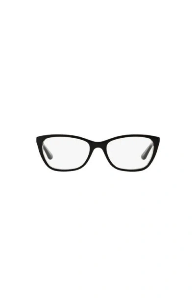 Vogue Eyewear 53mm Cat Eye Optical Glasses In Black