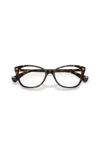 Ralph 53mm Rectangle Optical Glasses In Multi