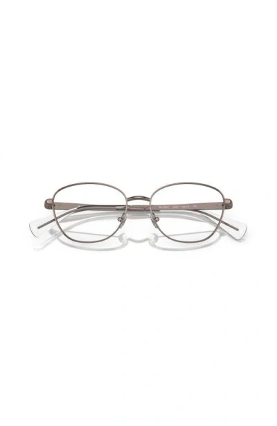 Ralph 52mm Oval Optical Glasses In Brown