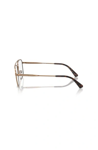 Michael Kors 56mm Square Optical Glasses In Brown