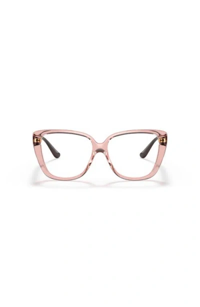 Vogue Eyewear 54mm Butterfly Optical Glasses In Pink