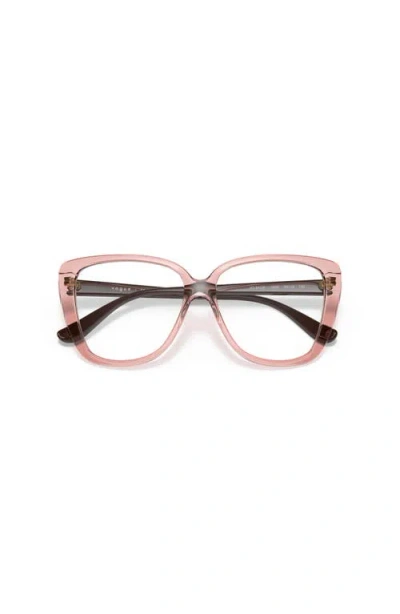 Vogue Eyewear 54mm Butterfly Optical Glasses In Pink