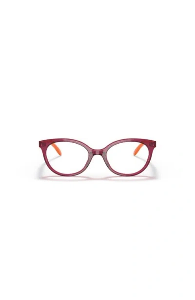 Vogue Eyewear 45mm Oval Optical Glasses In Burgundy