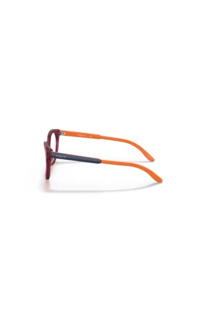 Vogue Eyewear 45mm Oval Optical Glasses In Burgundy