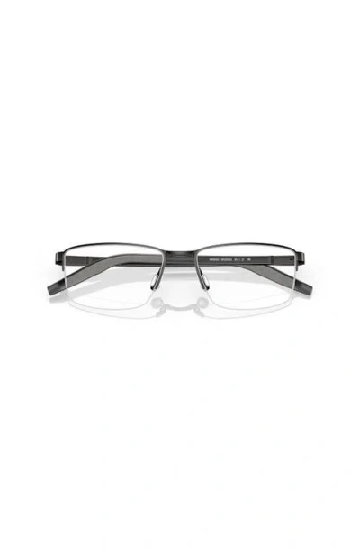 Costa 57mm Rectangle Optical Glasses In Black