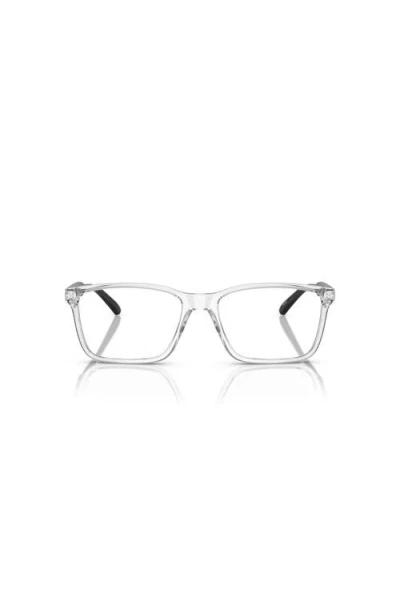 Arnette 52mm Rectangle Optical Glasses In Blue