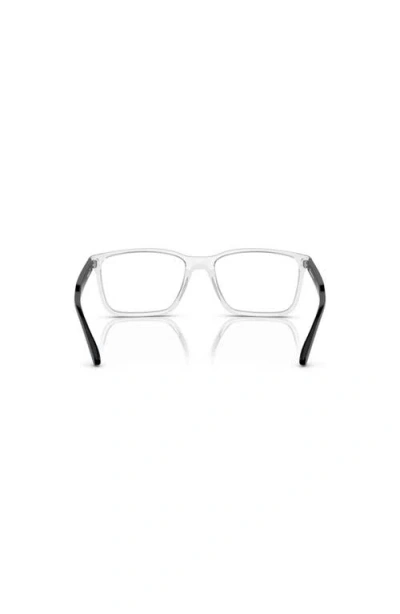 Arnette 52mm Rectangle Optical Glasses In Blue