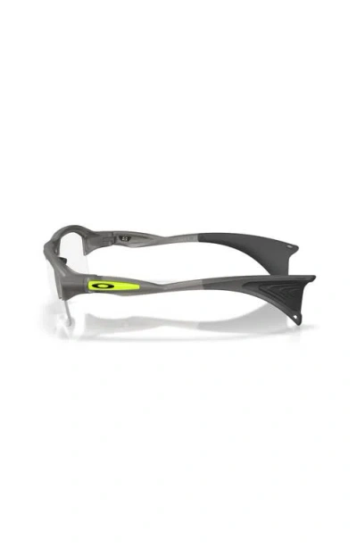 Oakley 62mm Rectangle Optical Glasses In Gray