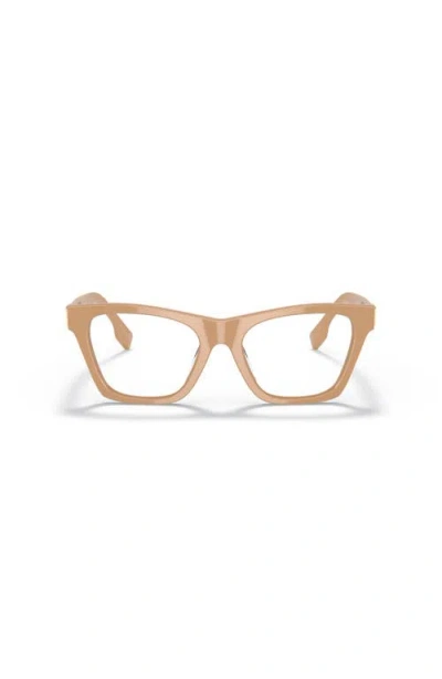 Burberry 50mm Square Optical Glasses In Brown