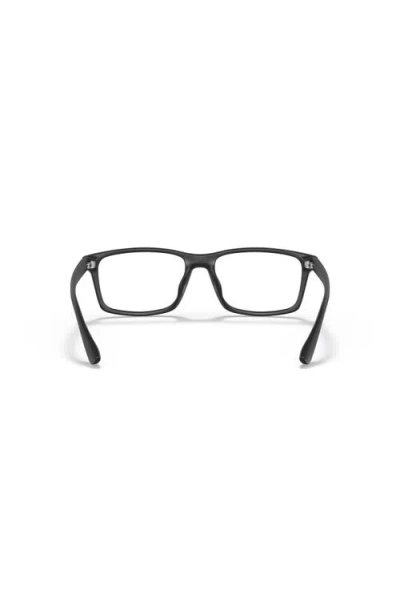 Armani Exchange 54mm Rectangle Optical Glasses In Black