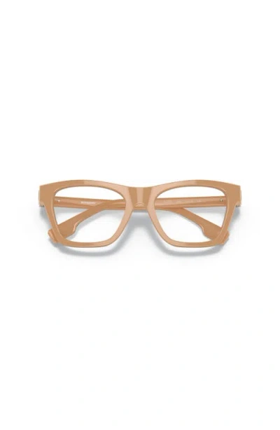 Burberry 50mm Square Optical Glasses In Brown