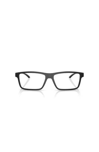 Arnette 56mm Rectangle Optical Glasses In Black