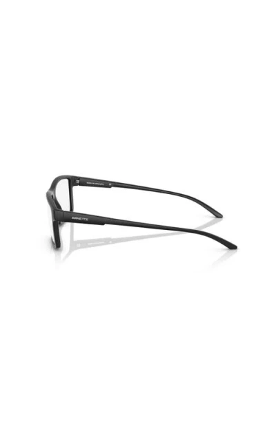Arnette 56mm Rectangle Optical Glasses In Black